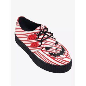 STRANGE CVLT Women’s Candy Cane Krypt Creepers Size 7 NEW  New in box